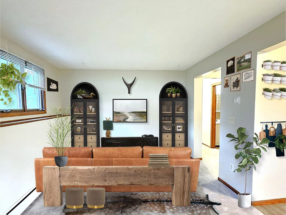 Example of furnished living room.