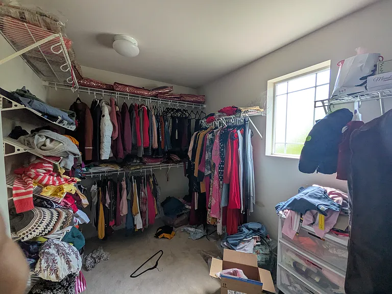 Walk in closet.