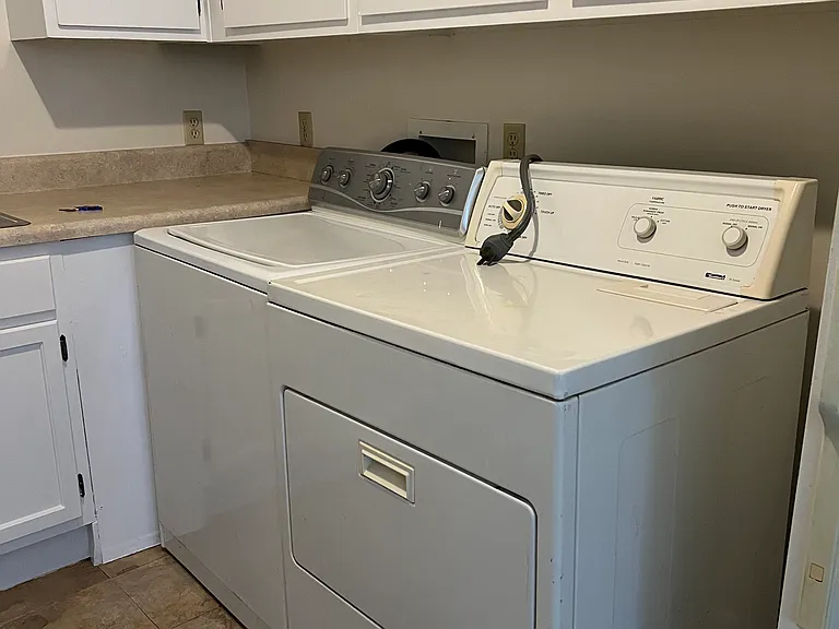 Washer and dryer
