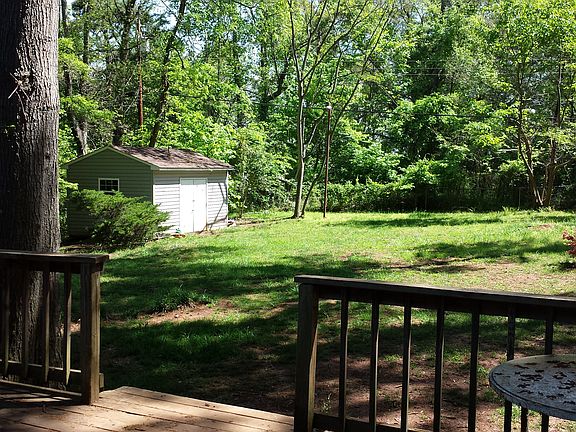 Piture from deck, 12x16 Shed