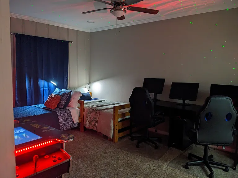 Do you sleep, play, read or game in this room?