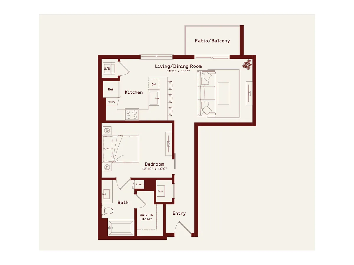 Floor plan Clark