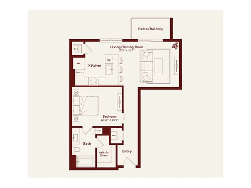 Floor plan Clark