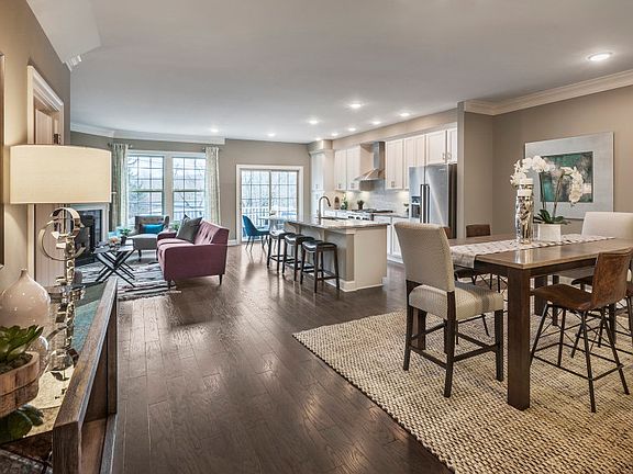 Open entertaining layout