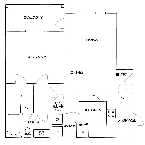 Floor plan Design 1A