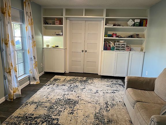 Living room just off the entryway
