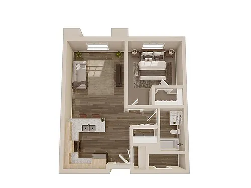 Floor plan Couloir
