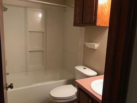 A partial view of one of the bathrooms.