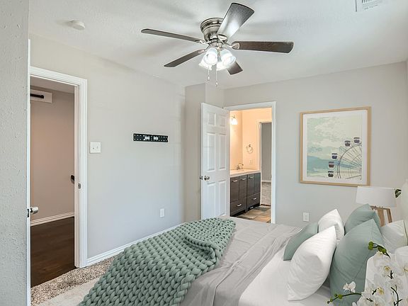 Bedroom 3. This image shows a virtually furnished space. Bedrooms come unfurnished.