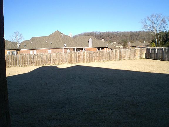 Huge fenced in private backyard