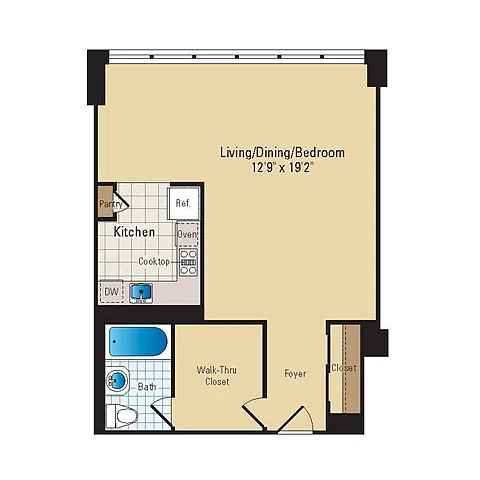 Floor plan Studio | S10