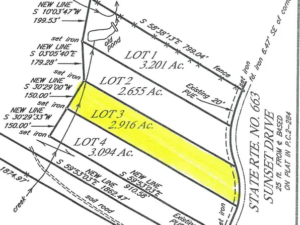 0 Sunset Dr Lot 3, Amherst, VA 24521