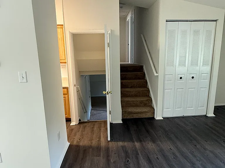 New solid flooring in living/dining/kitchen area.