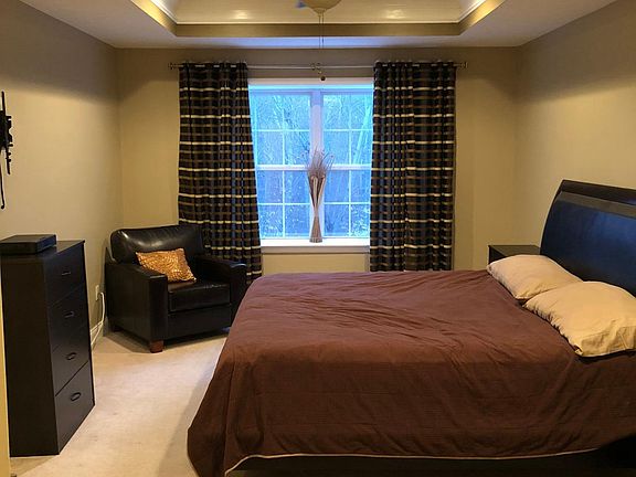 Master Bedroom with Tray Ceiling