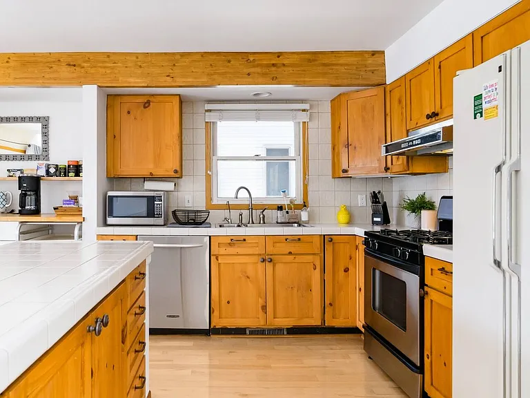 Bright kitchen space