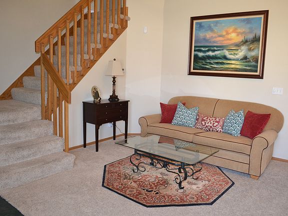 Stairs to Get to  3 Bedrooms