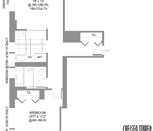 2nd image of 100 W 26th St APT 7C