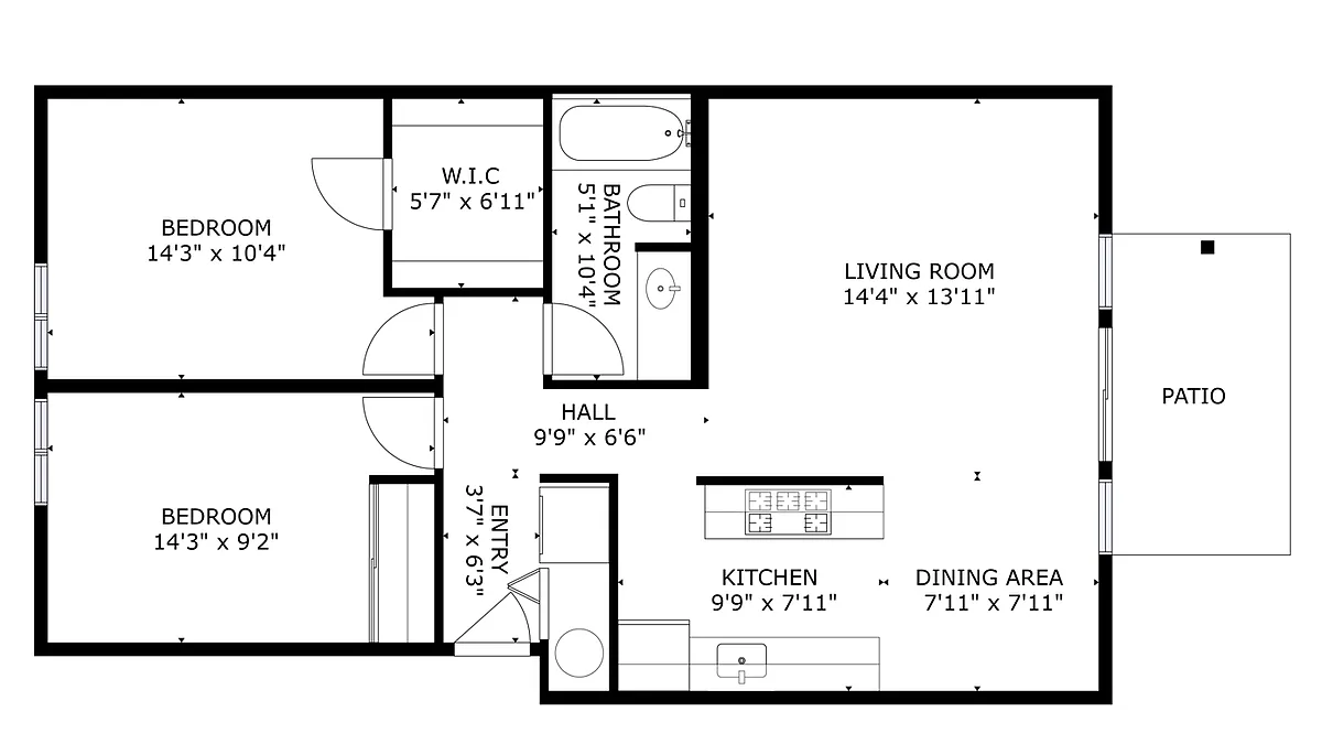 Floor plan 2X1
