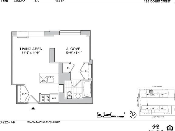 2nd image of 125 Court St APT 9NE