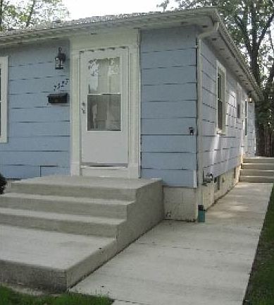 New cement porch/sidewalk