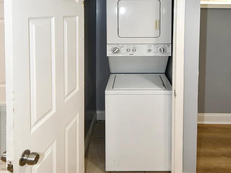 In unit washer and dryer