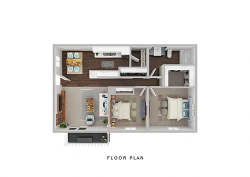 Floor plan 2 bed, 1 bath, 1st floor, reno