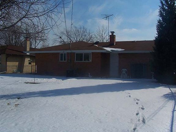 Rear of home