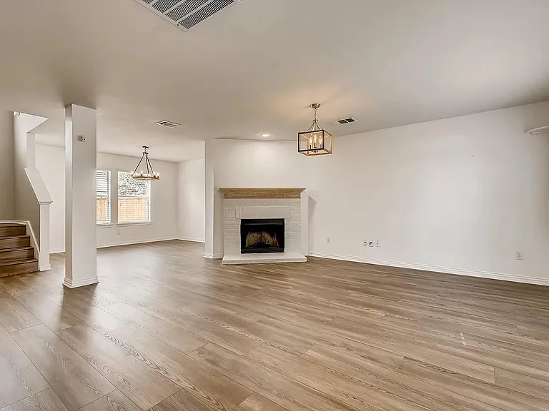 Living room without furniture