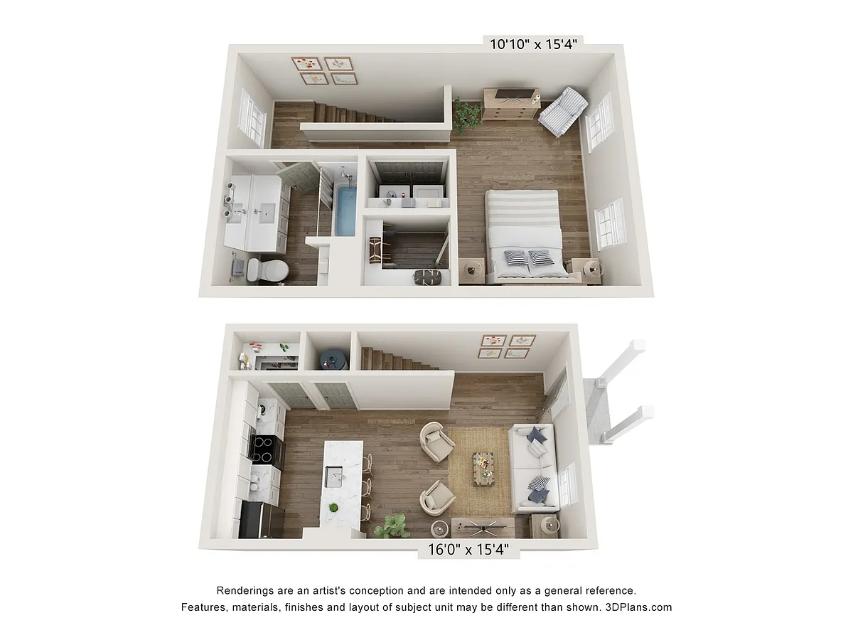 Floor plan Trevor Townhome B