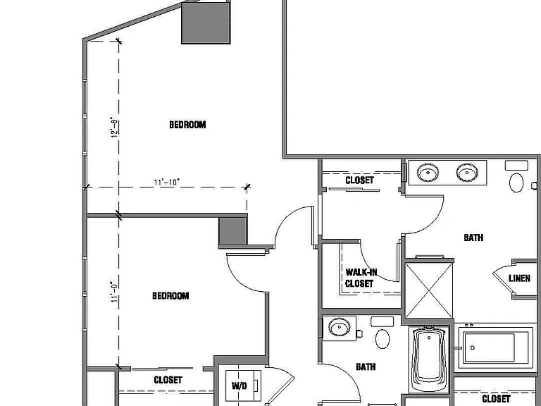 The Avenue Hollywood - D2 - 2 Beds - 2 Baths - 1228 Sq. ft.