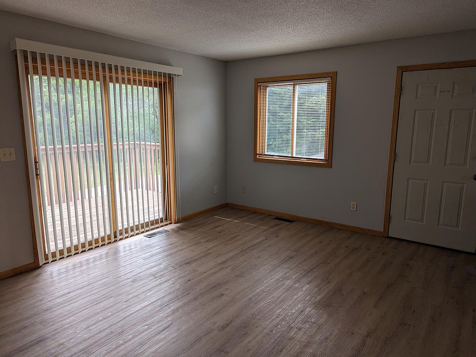 Living room with sliding door to patio