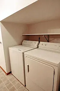 wash machine and dryer provided