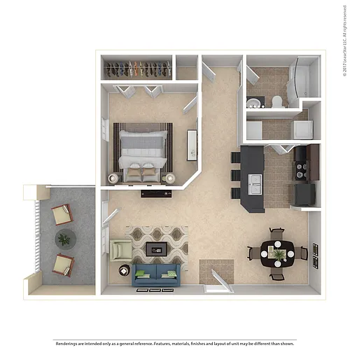 Floor plan The Metcalf