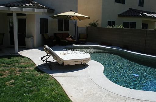 Backyard Pool Area