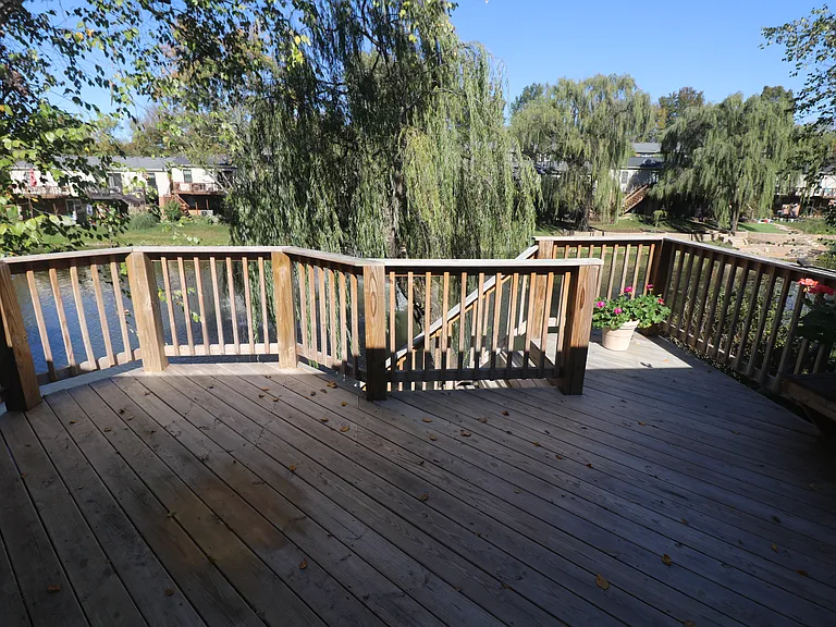 Large patio