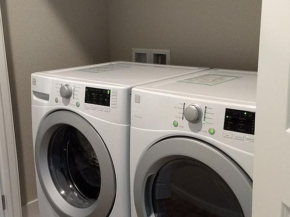 New washer and dryer