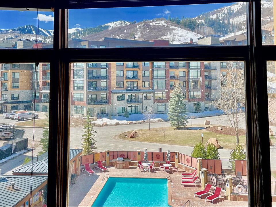 Pool and Mountain View from Living Room