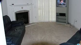 family rm with fireplace