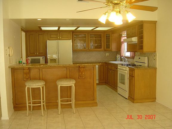 Custom made wood cabinets