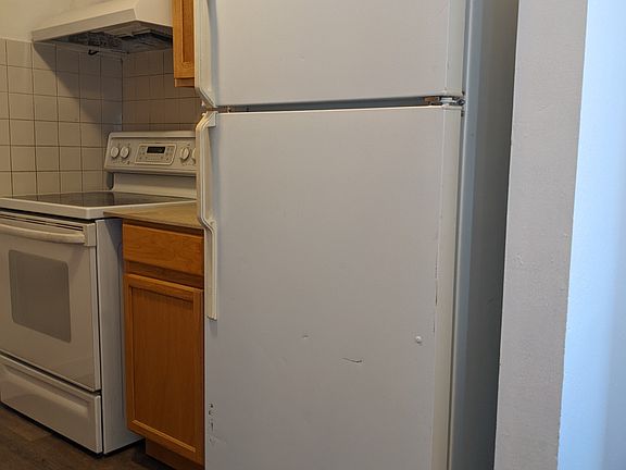 cozy kitchen just off dining area