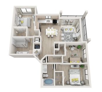 Unit 262 - The Vibrant (1,195 SF)