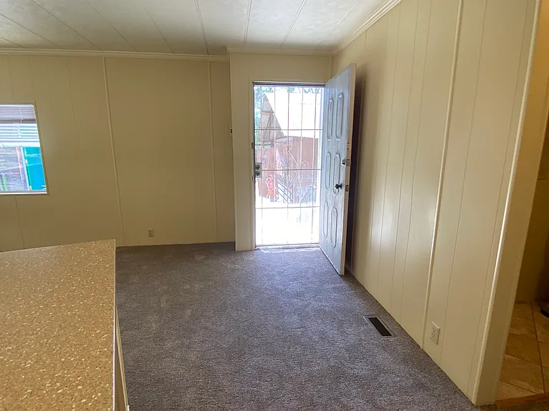 Back door entry.
