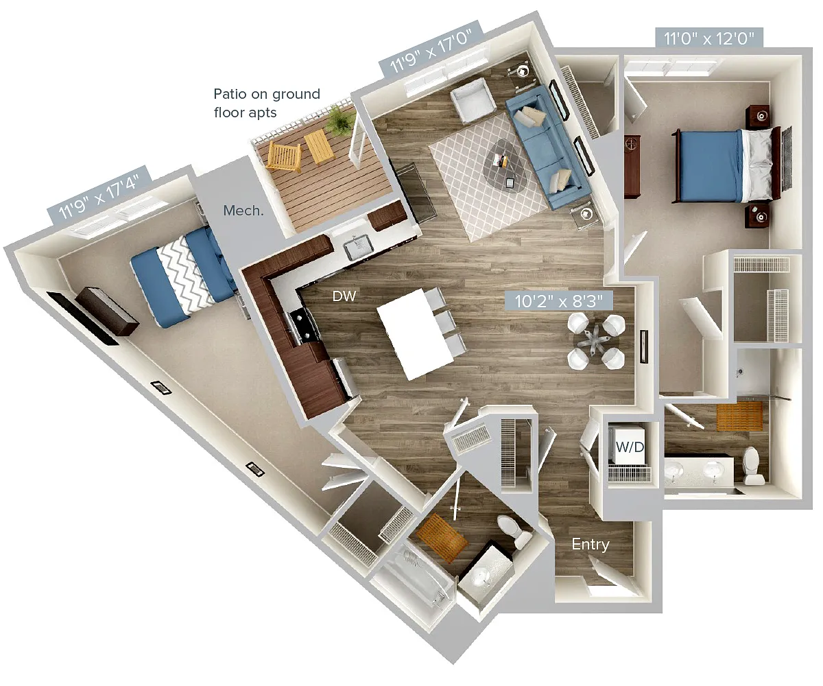 Floor plan B7-1226