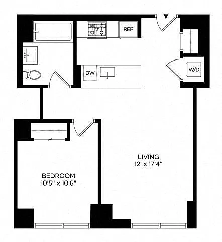 Floor plan 1AH South