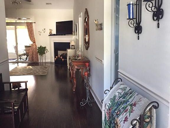 Entering by front door