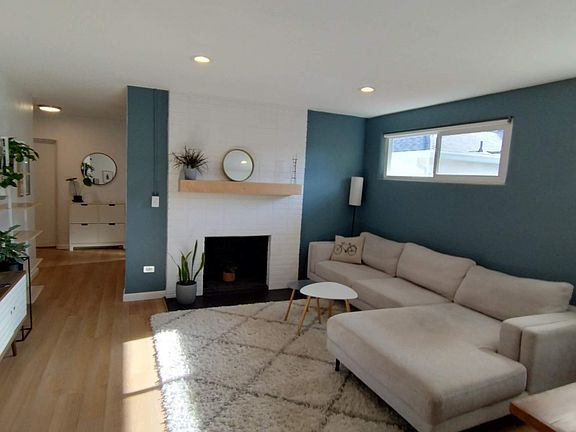 Living room with view into the front of the house.