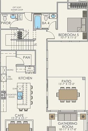 First Floor 5 br 4.5 ba