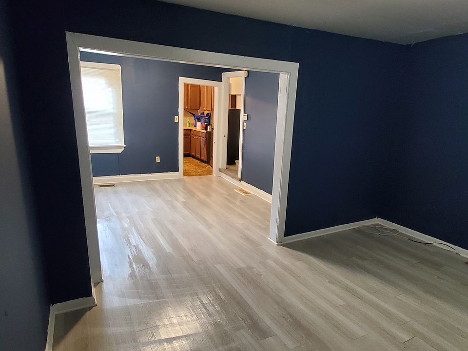 Picture from the corner of the living room into the dining room