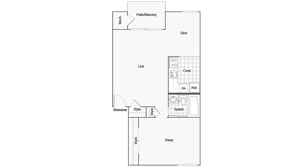 Floor plan Amsterdam
