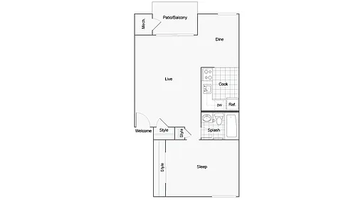 Floor plan Amsterdam